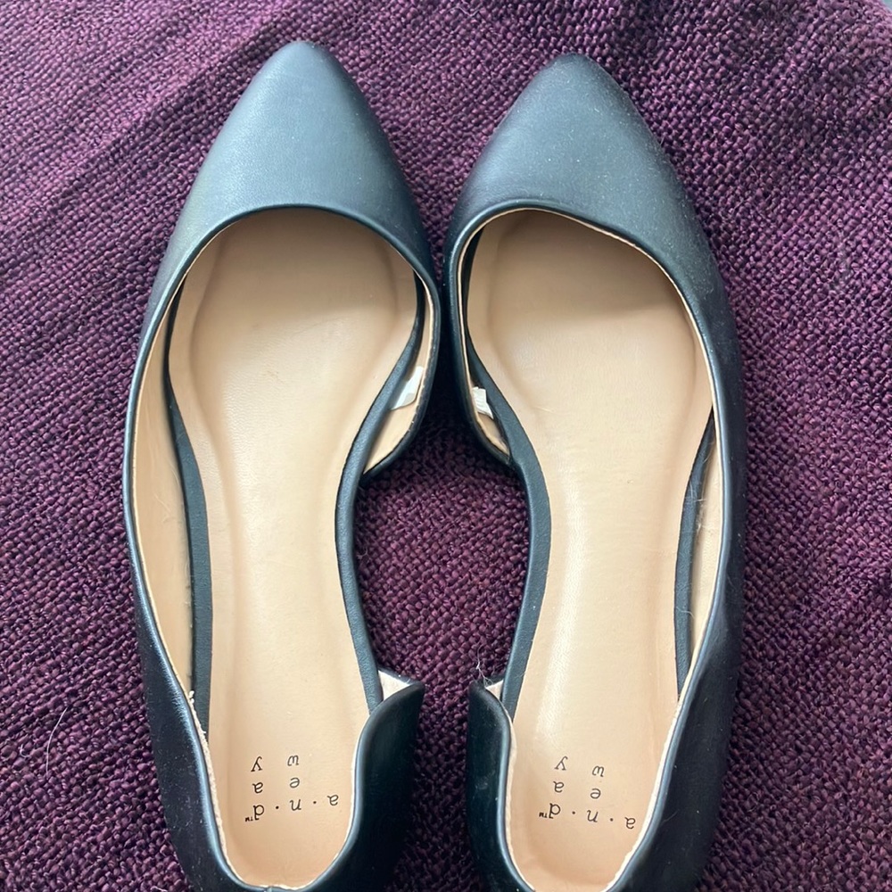Black slip in flats